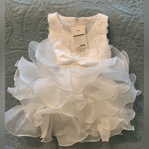 Beautiful Ruffles Special Occasion 12m baby dress.